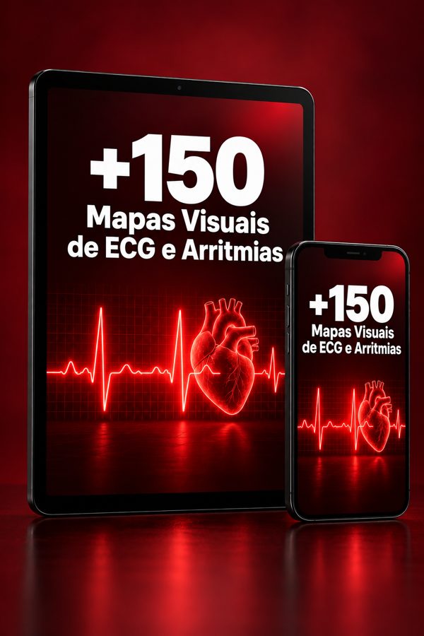 Capa +150 Mapas Visuais de ECG e Arritmias