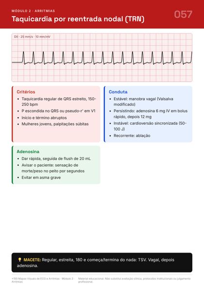 Página do guia de mapas de ECG
